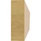 Ekena Millwork 2in. W x 6in. H x 24in. L Monterey Woodgrain TimberThane Rafter Tail, Primed Tan RFTUR02X06X24MONRCPR - alternate 2